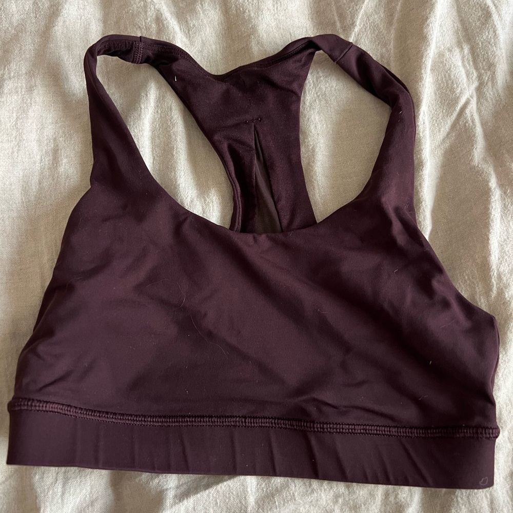 lululemon athletica Dark Purple Sports Bra